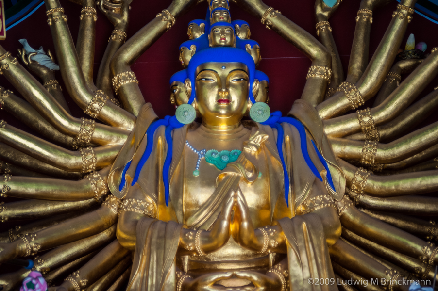Picture: Buddhist temple in the center of Yunlong town.