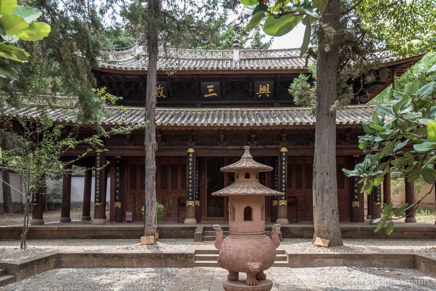 Picture: Shaxi's Xingjiao Temple is one of the oldest temples in Yunnan surviving.