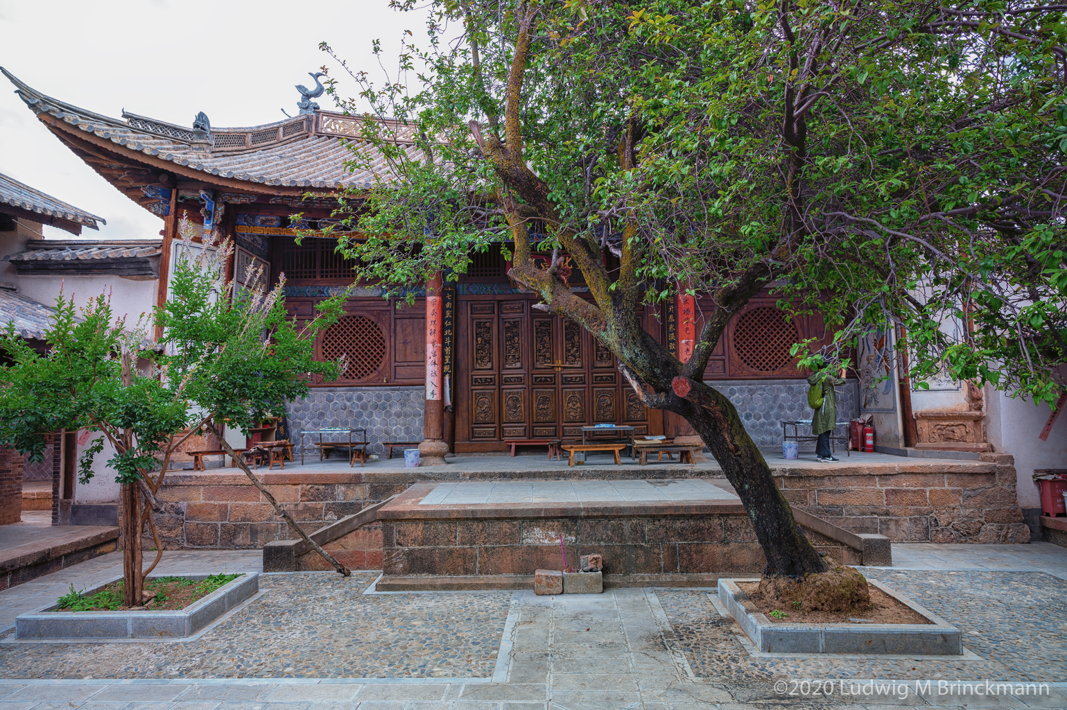 Picture: Reconstructed Wenchang temple in the Shaxi basin.