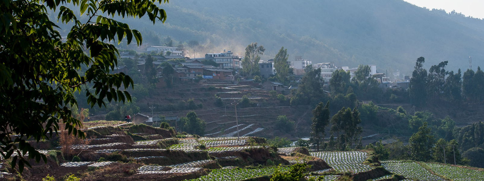 Picture: Jiyi lies high above the Jinshajiang.