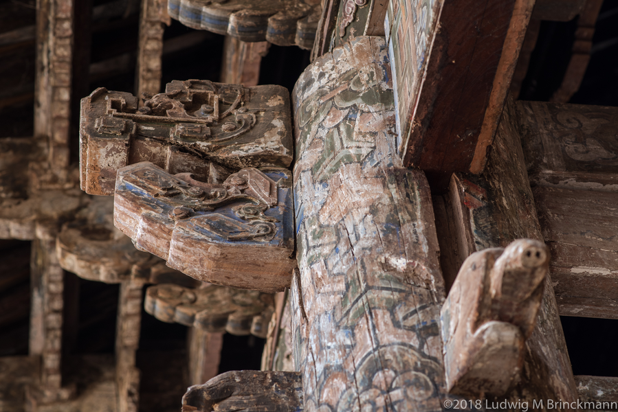 Picture: Binju's Wenchang Temple lies in an alleyway off the old trading street. 
