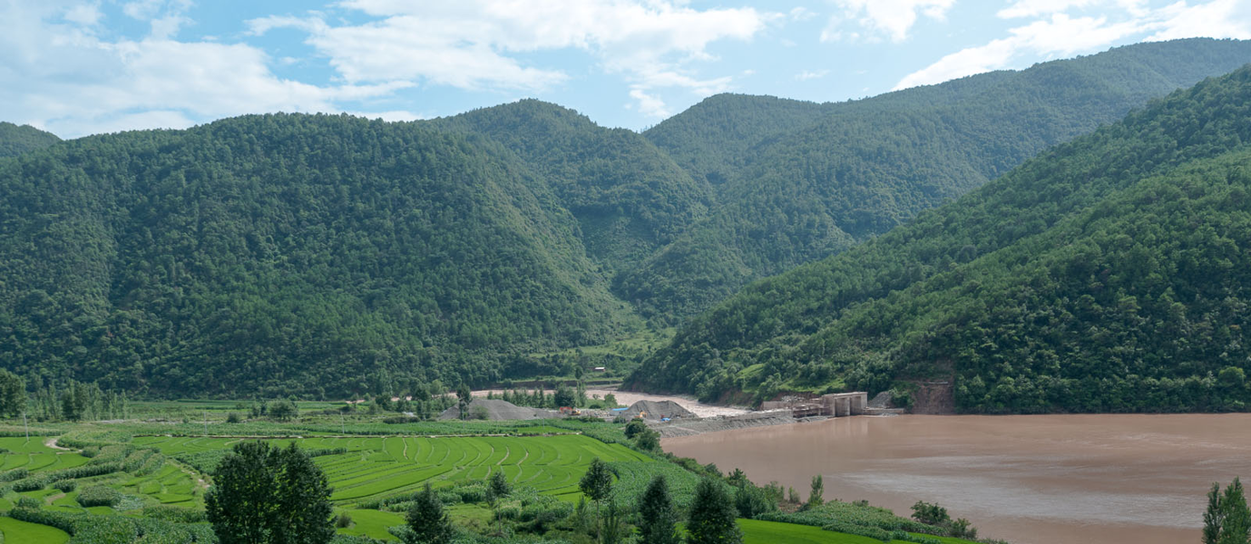 Picture: The Heihui River valley north of Liantie.