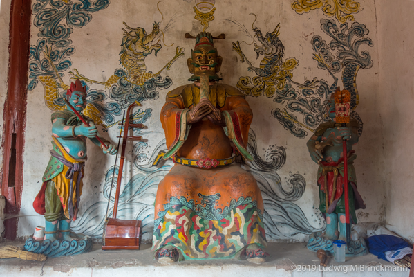Picture: Deities inside Jijun Temple.