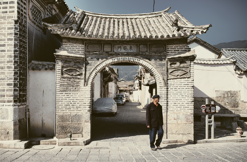 Picture: <p>One of the two remaining gates of Xizhou.</p>