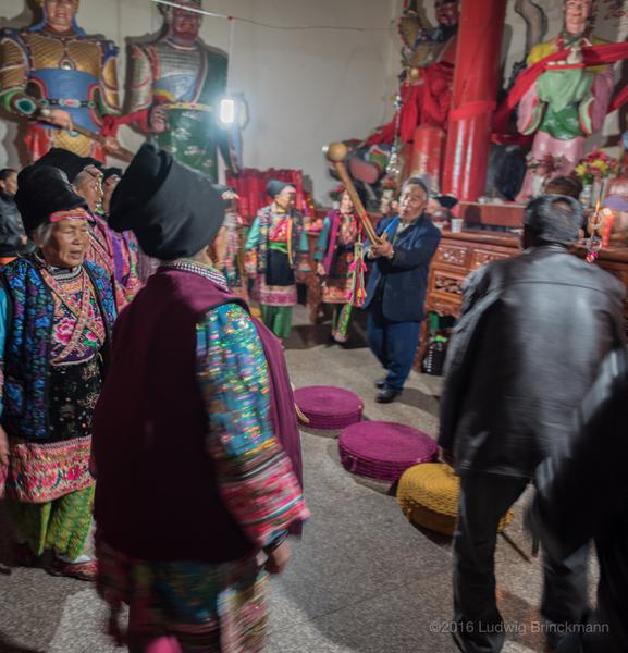 Benzhu Festival in a small Yi village